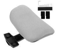 FONDOTIN Soporte Cervical Ajustable para Silla de Oficina Almohadilla Elevadora para Reposacabezas de Silla de Escritorio Cojín de para de Dolor de Cuello Compatible con de Computadora