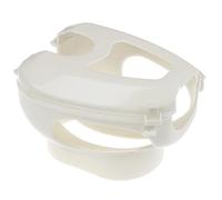 FONDOTIN Soporte Fijo para Palomas de Material Plástico de Color Claro, Dispositivo para Alimentación y Medicación de Aves, Accesorio Práctico para Inmovilización y Administración