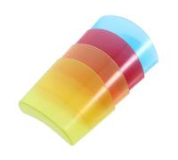 FONDOTIN Soporte para Bolsitas de Té Colgante Soporte para Galletas para Taza 4 Colores Mezclados Práctico y Ligero para Uso en Cocina y Hora del Té