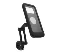 FONDOTIN Soporte para Teléfono de Motocicleta Resistente al Agua y Golpes, Giratorio 360° para Manillar, Compatible con Móviles Aplicables, Adecuado para Ciclismo y Desplazamientos al Aire