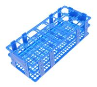 FONDOTIN Soporte para Tubos de Ensayo Reutilizable con Orificios Organizador Desmontable para Laboratorio Soporte Práctico para Tubos Muestras Investigación Científica