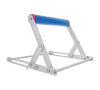 FONDOTIN Soporte Plegable de Metal para Máquina de Corte con Altura Ajustable Marco Resistente para Trabajos de Carpintería y Mesa Pequeña de Apoyo