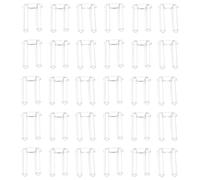 FONDOTIN Tapones Fijadores para Gafas sin Montura 200 Piezas 15X08X70 MM de Plástico Resistente al Sudor Accesorios para Reparar Lentes Clip de Anclaje Rápido y Arandelas para Uso al