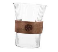 FONDOTIN Taza de Lavado portacepillos de de Vidrio Soporte para Pasta de Vaso Cristal Vaso de Cristal anteojos Vasos de Vidrio Tazas de Vidrio para baño Taza de Agua del hogar Familiar