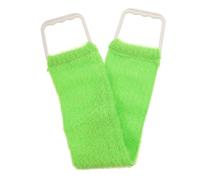 FONDOTIN Toalla para Frotar Doble Cara Exfoliante, 1 Unidad, Tamaño Largo, Tira para Masaje de Espalda, Unisex, Uso en Ducha y Spa, Color Aleatorio