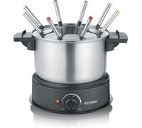 Fondue Eléctrico Severin FO2473 - Fondue Inox Extraíble - 8 Personas - 1500W