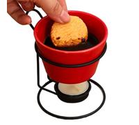 Fondue Pot - Chocolate Fondue Cup | Candy Melting Warmer | Chocolate Melting Cups | Pot For Meltings Candy, Chocolates Meltings Cup | For Date Nights Gatherings Christmas Family Coffee Home Kitchen