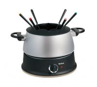 Tefal EF3000.10 Fondue, 1200 W, 1.25 Litros, Negro/Plateado