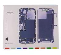 fonefunshop Compatible con iPhone 13 Pro - Guía de desmontaje de reparación de teléfono con tornillo magnético