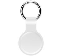 fonefunshop Funda protectora de silicona compatible con Air Tags en blanco