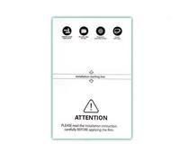 fonefunshop Paquete de 50 protectores de hidrogel pequeños de 180 mm x 120 mm (transparente)