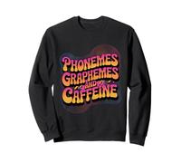 Fonemas Grafemas y Cafeína Lectura Profesor Amante del café Sudadera