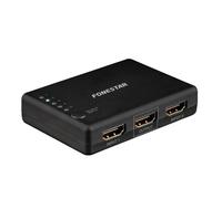 Switch hdmi 5*1 fonestar fo - 22sw51 - 5 entradas - 1 salida - resolución uhd 4k 60hz - botón selector - mando a distancia - plu
