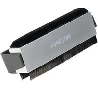 Fonestar MFP-32 Fibra de carbono, Terciopelo Negro, Blanco - Cepillo de limpieza (Negro, Blanco, Fibra de carbono, Terciopelo, Rectangular, 113 mm, 22 mm, 44 mm)