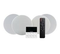 Sistema de Sonido Amplificado Bluetooth/USB/FM con 4 Altavoces - FONESTAR