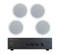 FONESTAR PACK AHORRO 100 - AMPLIFICADOR PROX-30 + CUATRO ALTAVOCES DE TECHO GAT-601
