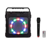 FONESTAR PARTYBOX Altavoz PORTATIL con Karaoke Negro