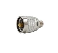 FonFou 2 uds 50ohm UHF Macho a TNC Hembra PL259 PL-259 RF Adaptador Coaxial TNC Jack PL259 a UHF Conector de Cable coaxial RF