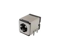 FonFou 2 uds DC-007B 5,5x2,1mm DC Fuente de alimentación Hembra Conector de Carga con Soporte de Carcasa de Hierro 5,5 * 2,1mm DC Socket