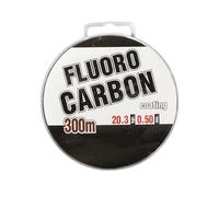 FONGKNOX Fishing Line 300M Fluorocarbon Fishing Line 100% Fluorocarbon Strong Tension & Smooth High Sensitive Anti-Knot Anti-Curl Freshwater Fishing Line 0.5mm 44.75LB/20.3KG