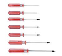 Fongmore Juego de 7 destornilladores magnéticos de cabeza triangular de 1,4 mm, 1,8 mm, 2,0 mm, 2,3 mm, 2,7 mm, 3,0 mm, 4,2 mm, kit de herramientas para fijar juguetes electrónicos y desmontar la