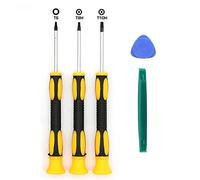 Fongmore T6 T8H T10H - Juego de destornilladores Torx de seguridad con agujero para Xbox One 360 Controller PS3 PS4 Kit de herramientas de reparación con spudger seguro