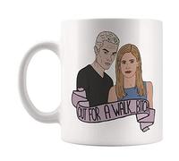 Fonhark - Taza de café Buffy the Vampire Slayer, Out for a Walk... , 325 ml, color blanco