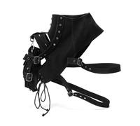 FonHNDG Armadura vintage para los hombros Chaleco de un hombro con armadura cuero medieval y bolsillos for cosplay hombres mujeres(Style C)