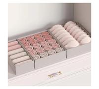 FonHNDG Caja para guardar ropa interior 3 Unids/set-ropa Interior Sujetador Caja De Almacenamiento Calcetines Ropa Organizador Gabinete Cajón(Grey)