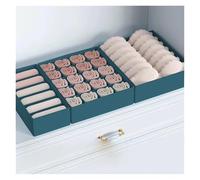 FonHNDG Caja para guardar ropa interior 3 Unids/set-ropa Interior Sujetador Caja De Almacenamiento Calcetines Ropa Organizador Gabinete Cajón(Lake Blue)