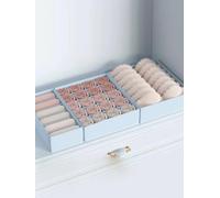 FonHNDG Caja para guardar ropa interior 3pcs/Set -Underwear Bra Socks Storage Box Underwear Organizer Wardrobe Organi(Color4)