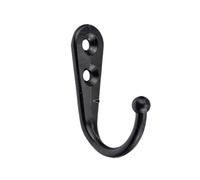 FonHNDG Perchero de pared 20/15/10/5 Uds gancho for abrigos de doble agujero 44 * 30mm aleación Zinc pared bronce Vintage bata abrigo sombrero colgador llaves con tornillos(02,5PCS)