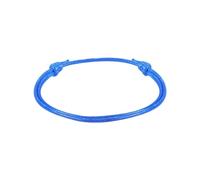 FonHNDG Pulsera de cuerda trenzada 100 pulseras de cordón trenzado ajustables poliéster encerado medio acabado for mujeres y hombres(Dark blue)