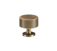 FonHNDG Tiradores para armarios de cocina 12 pomos lineales for armario de cocina latón macizo con diseño Art Déco líneas verticales(Size8)