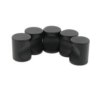 FonHNDG Tiradores para armarios de cocina 20 tiradores de aleación aluminio for armarios tocador con un solo orificio(Nickel-25x18mm)