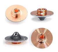 FONLAND 10PCS Boquilla Láser para Raytools Fibra Láser de Corte de la Máquina CNC, Dia.32mm H15 Calibre 0,8-4,0 de Doble Capa de Cromo Soldadura Láser Boquilla Para Láser de Fibra