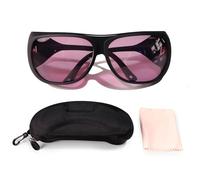 FONLAND Gafas de Seguridad para Láser OD4+ 190-380nm & 750-860nm, 808nm, 830 nm, Gafas Láser de Luz Infrarroja Cercana y UV protección para Los Ojos con Estuche.