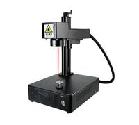 FONLAND Grabador Láser de Fibra 20W/30W/50W Todo en Uno, Máquina de Marcado 150×150mm (5.9×5.9in) para productos de bricolaje de joyería de metal, incluye software (30W Machine)