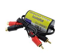 Fono RCA Ground Loop Isolator Femenino a Masculino Earthing para Audio
