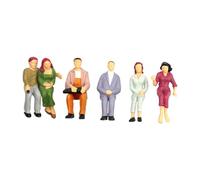 Fonowx 14 Figuras en Miniatura - Surtidas Maquetas Hechas a Mano, Dioramas, Casas de Muñecas, Decoración de Escritorio, Maquetas, 6 Uds.