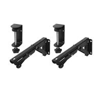 Fonowx 2 Bandejas Plegables Ajustables para Teclado debajo Del Escritorio, Estante de Extensión para Teclado para Oficina, Hogar de Estudio, Abrazadera 12.5x4.3cm