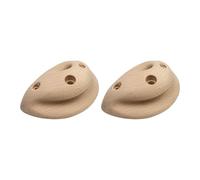 Fonowx 2 Piezas Presas de Escalada Tabla para Ejercicios de Dedos Rung de Madera Bloques de Bouldering para Aumentar Fuerza Adecuado para Escaladores