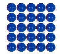 Fonowx 25 Piezas Bolas de Bingo Bolas de Bolas Numeradas Bolas de Lotería Abribles PP Ligeras Reutilizables con Ventana de Lectura Adecuadas para, Azul, tal como se describe
