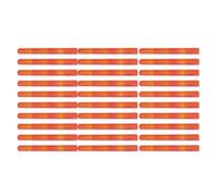 Fonowx 30 varillas LED resplandecientes a granel, varillas de espuma iluminadas, varillas intermitentes, varillas luminosas coloridas para bodas, vacaciones, Rojo