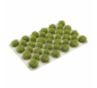 Fonowx 39 Piezas Césped Artificial en Miniatura con Fibras Nylon para Crear Paisajes es en Dioramas Maquetas Edificios Vías Ferroviarias y Escenas Campo, Verde Césped