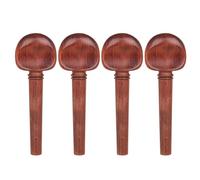 Fonowx 4 Piezas Clavijas de Cello Clavijas de Afinación Pasadores de Afinación Accesorios de Cello en Madera de con Cabeza Ergonómica y Eje Perforado Adecuadas para Ensayo Concierto Enseñanza