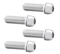 Fonowx 4 Piezas Tornillo Vástago Bicicleta Tornillos Bicicleta Acero Pernos de Portabotella Tornillos Enchufe Material Liviano Resistentes para Deportes