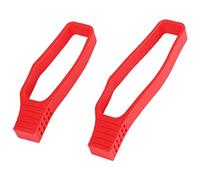 Fonowx 6 Piezas de Protector de Cadena para Bicicleta, de Silicona Completa, de Fácil Instalación Y, Adecuado para Reparación de Bicicletas de Monta, Rojo