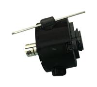 Fonowx Abrazadera para Caña de Pescar con Cabezal Ajustable, Portátil, Epoxi, Compacta, Práctica, Multifuncional, Herramienta para Enrollar Puntas de Cañas D, 0 a 50 Mm