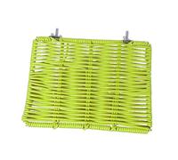 Fonowx Accesorio de Jaula para Percha de Pájaros, Jaula Rectangular para Juegos, Decoración, Estación de Descanso para Periquitos, Verde